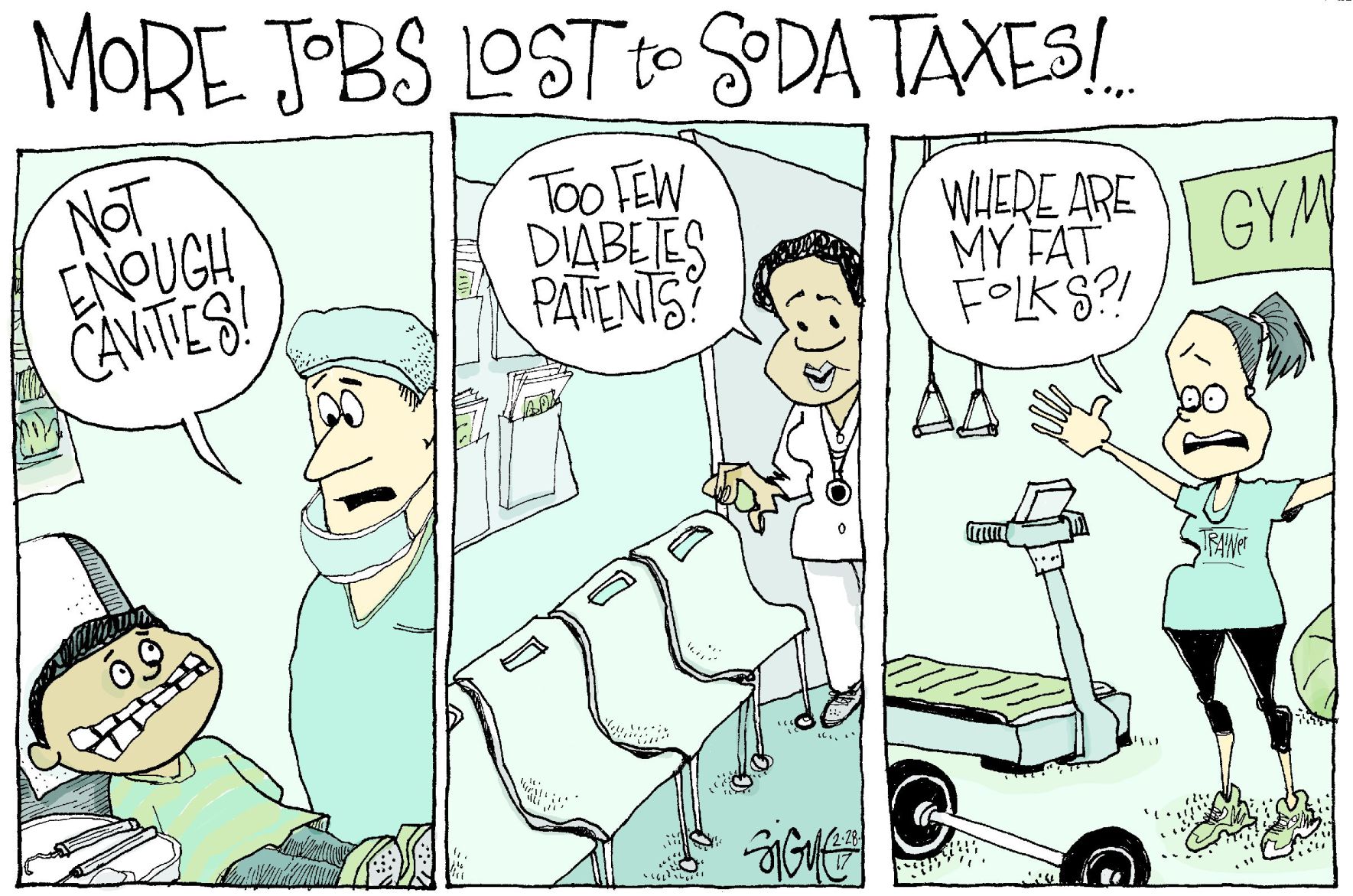 Signe Wilkinson editorial cartoon